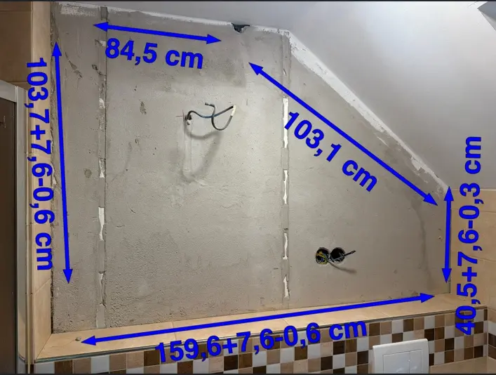 Zaměření atypického zrcadla před výrobou